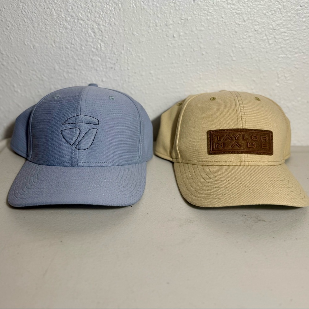 TaylorMade Caps - Light Blue and Beige
